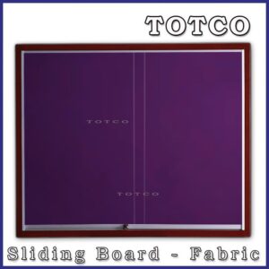 Sliding Glass Board - Fabric Board Wooden Frame
