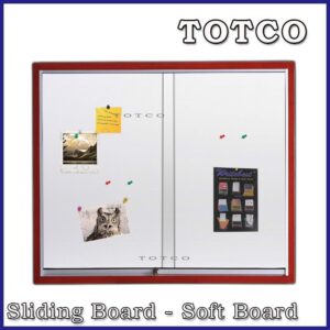 Sliding Glass Board - Soft Board Wooden Frame