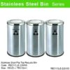 Stainless Steel Flip Top Recycle Bin -220/SS