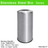 Stainless Steel Litter Bin c/w Open Top RAB-052/OT