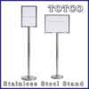 Stainless Steel Sign Stand