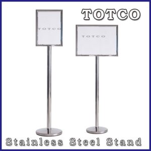 Stainless Steel Sign Stand