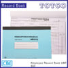 CBE Employee Record Book (25 sheets)