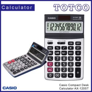 Casio Compact Desk Calculator AX-120ST