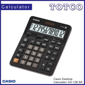 Casio Desktop Calculator GX-12B-BK