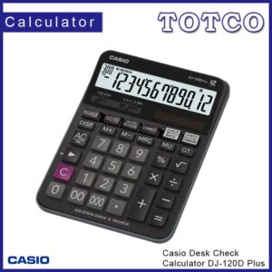 Casio Plus Desk Check Calculator DJ-120D