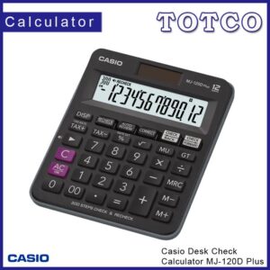 Casio Plus Desk Check Calculator MJ-120D