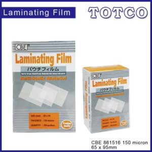 CBE Laminating Film 65 x 95mm (150 micron) 861516