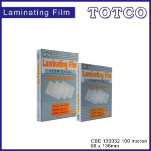 CBE Laminating Film 98 x 136mm (100 micron) 130032