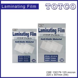 CBE Laminating Film A4 (125 micron) 130179