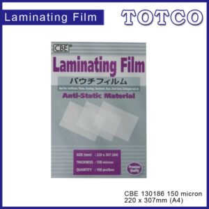CBE Laminating Film A4 (150 micron) 130186