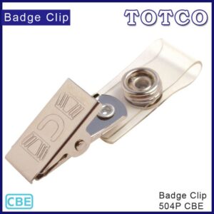 CBE Name Tag Badge Clip 504P (100pcs in box)