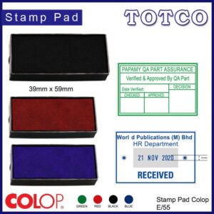 Colop Ink Pad Refill (39 x 59mm) E/55