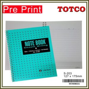 Crown Spiral Note Book