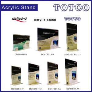 Deflect-O Classicimage Acrylic Stand (T Shape) A4 / A5 / 4R / 5R / DL