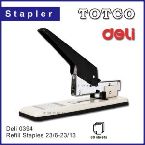 Deli 0394 Stapler Use 23/6-23/13 For 80 sheets