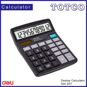 Deli 837 Desktop Calculator 12 digits