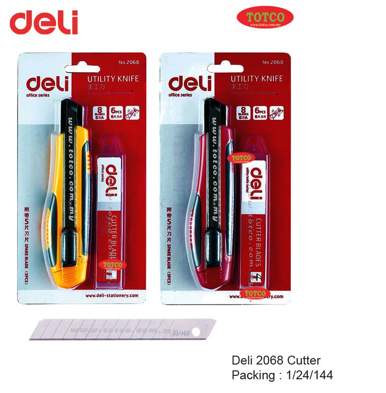 Deli E2068 Cutting Knife (6 x 18mm)