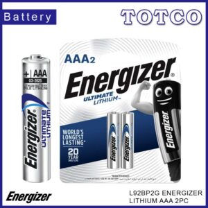 Energizer L92BP2G Lithium AAA 2 PC