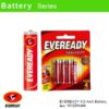 Eveready 1012SW4M Heavy Duty AAA Battery 4pc