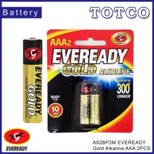 Eveready Gold Alkaline A92BP2M AAA Battery 2PC