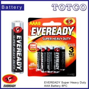 Eveready Super Heavy Duty 1212BP8M AAA Battery 8PC