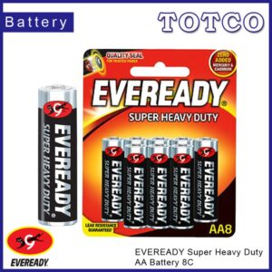Eveready Super Heavy Duty 1215BP8M AA Battery 8PC