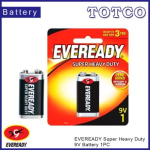 Eveready Super Heavy Duty 1222BP1 9V Battery 1PC