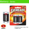 Eveready Super Heavy Duty 1235BP2 C Battery 2PC