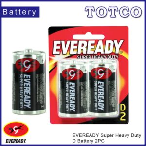 Eveready Super Heavy Duty 1250BP2 D Battery 2PC