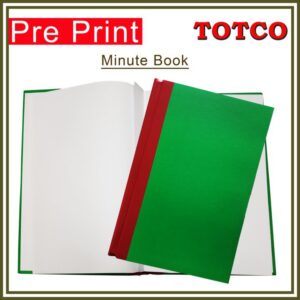 Hard Cover Minute Book (80 pages)