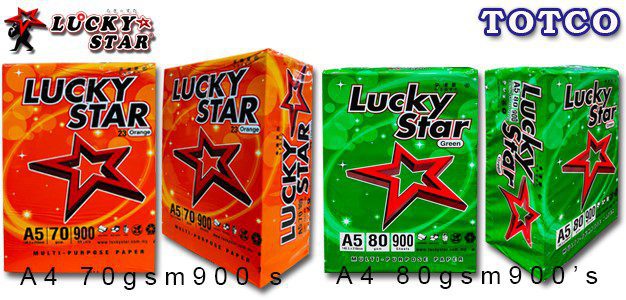 Lucky Star A5 Copier Paper 900's
