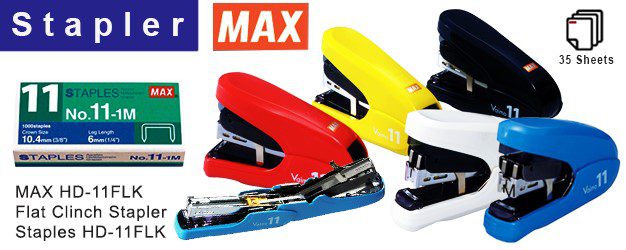 Max HD-11FLK Stapler Light Effort