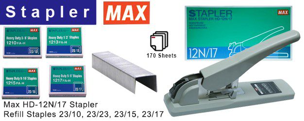 Max Heavy Duty Stapler HD-12N/17