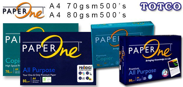 Paper One A4 Copier Paper 500's