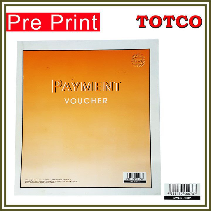 RWT Payment Voucher (50 sheets)