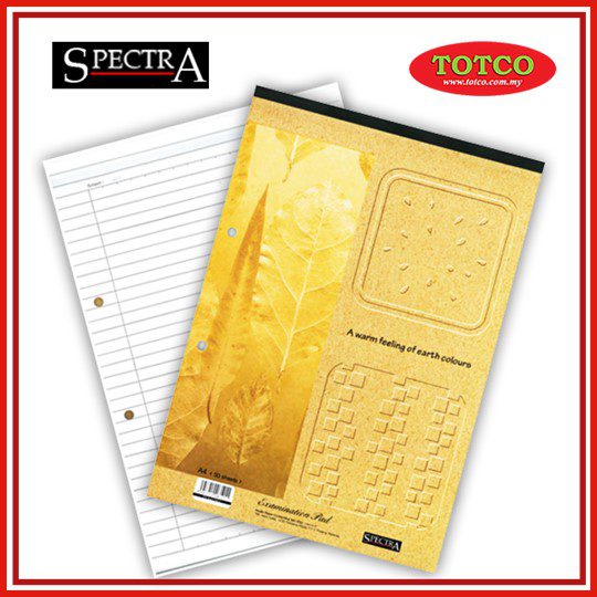 Spectra Exam Pad A4 50gsm (50 sheets)