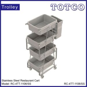 Stainless Steel Restaurant Carts RC-4TT-1106/SS