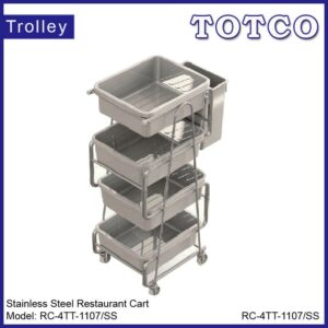 Stainless Steel Restaurant Carts RC-4TT-1107/SS