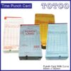 Time Punch Card with curve