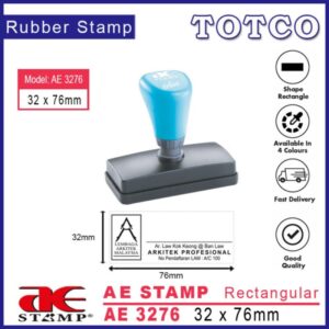 AE Stamp Rectangular (32 x 76mm) AE3276