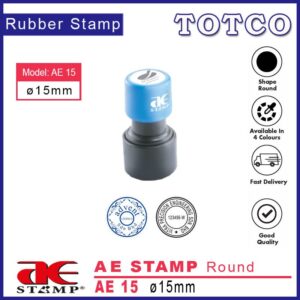 AE Stamp Round (Ø15mm) AE15