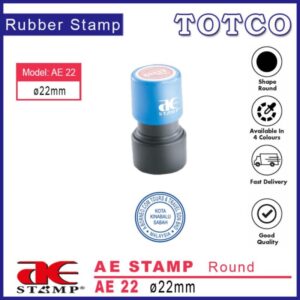AE Stamp Round (Ø22mm) AE22