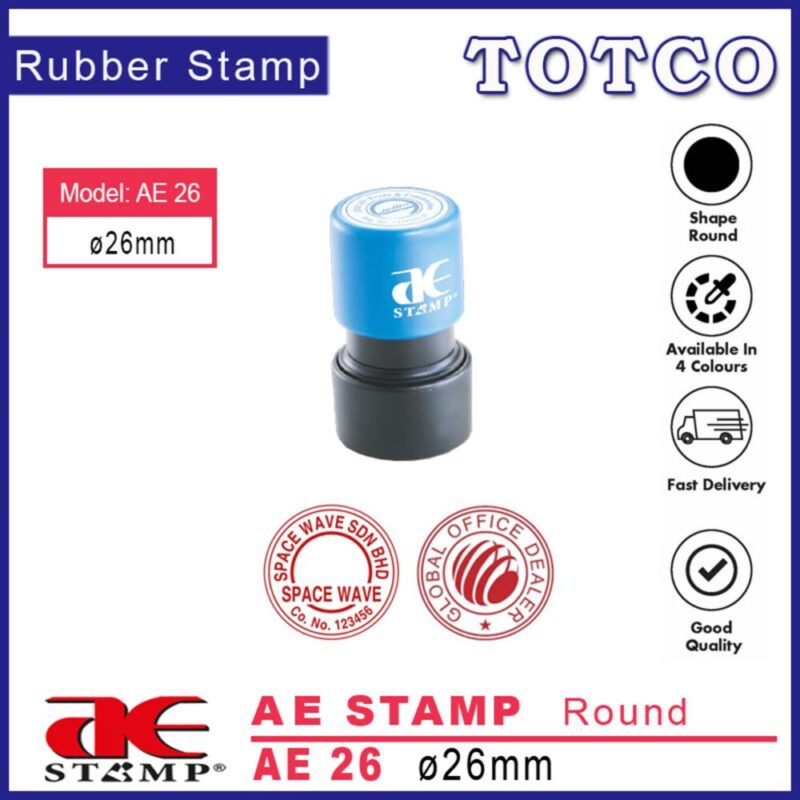 AE Stamp Round (Ø26mm) AE26