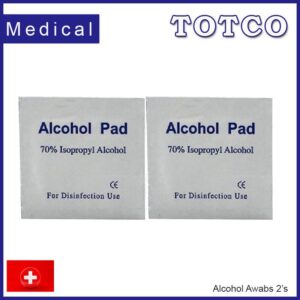 Alcohol Swabs 2's/PK Sterile Wipes