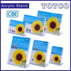 CBE Acrylic Stand (L Shape) A4 / A5 / A6