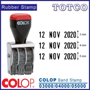 Colop Date Stamp 3mm / 4mm / 5mm