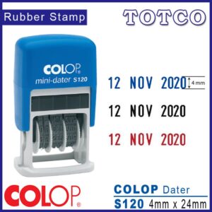 Colop Date Stamp (4 x 24mm) S120