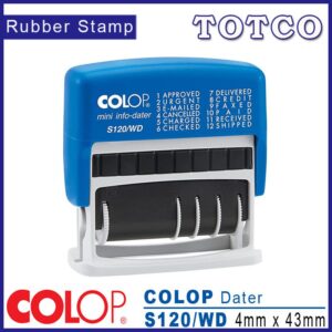 Colop Date Stamp (4 x 43mm) S120/WD