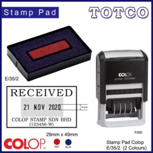 Colop Ink Pad Refill (29 x 49mm) E/35/2